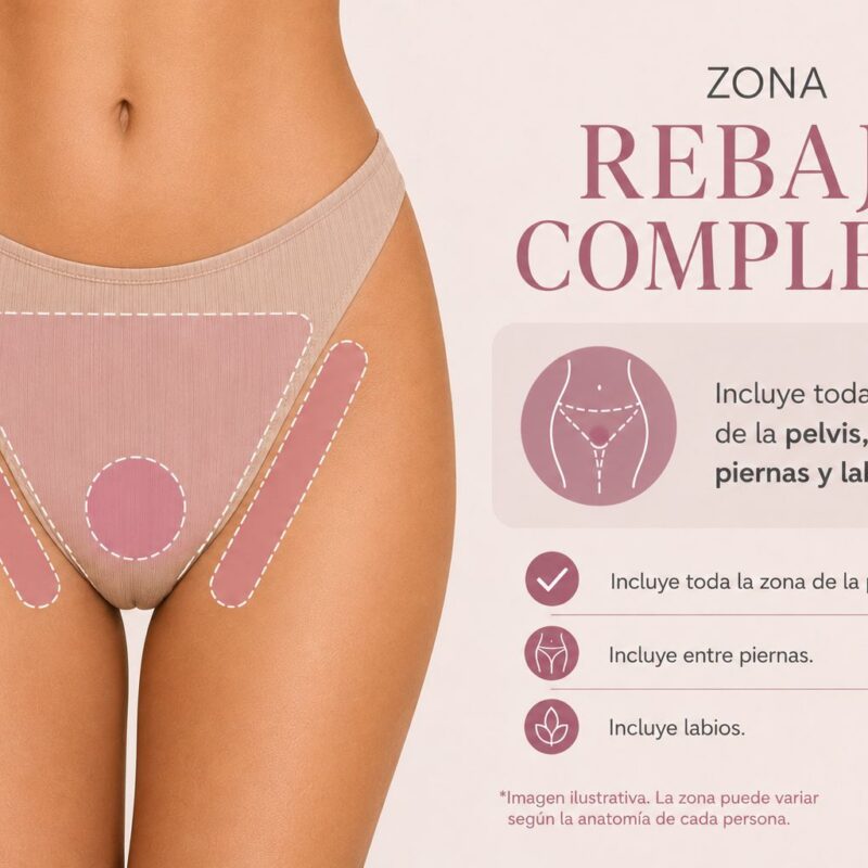 Depilación Láser – Rebaje completo 6 sesiones