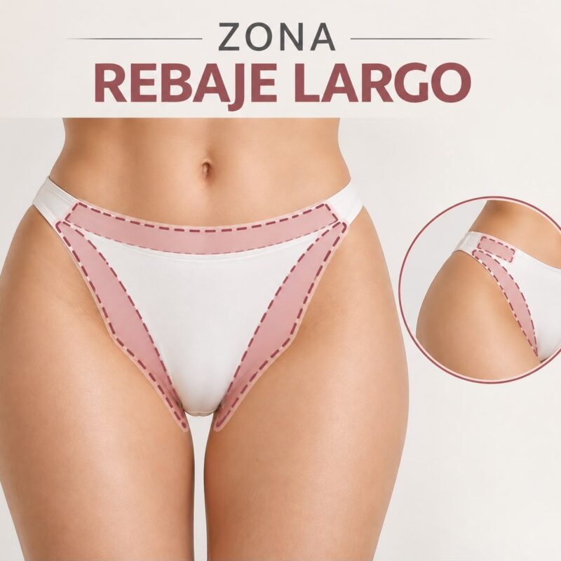Depilación Láser – Rebaje largo (1 sesión)